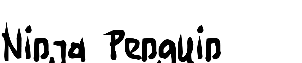 Ninja-Penguin font family download free