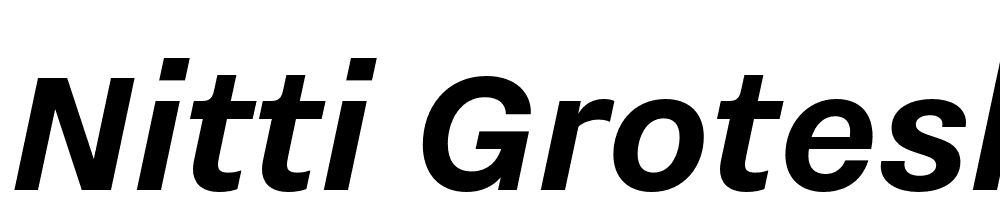 Nitti-Grotesk-Bold-Italic font family download free