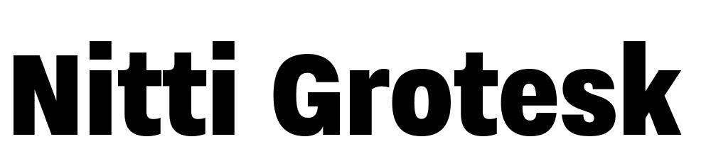 Nitti-Grotesk-Cond-Black font family download free