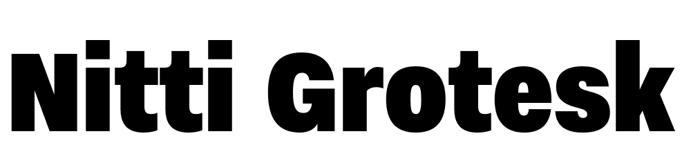 Nitti-Grotesk-Cond-ExtraBlack font family download free