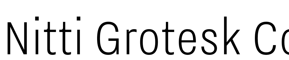 Nitti-Grotesk-Cond-Light font family download free