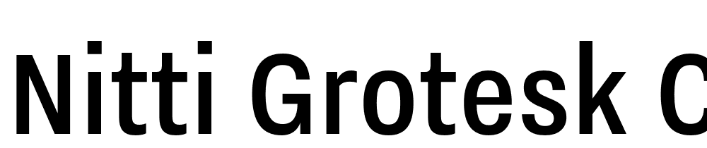 Nitti-Grotesk-Cond-Medium font family download free