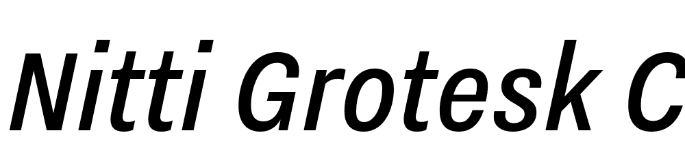 Nitti-Grotesk-Cond-Medium-Italic font family download free