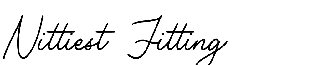 Nittiest-Fitting font family download free