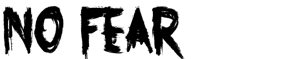 No-Fear font family download free