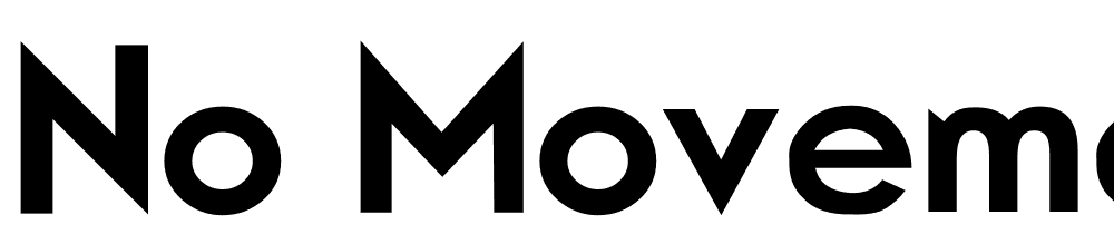 NO Movement font family download free