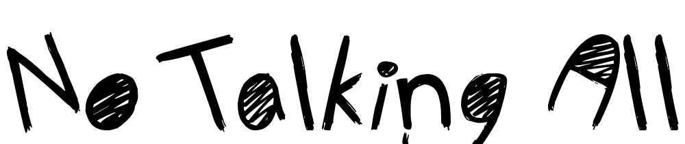 no_talking_allowed font family download free