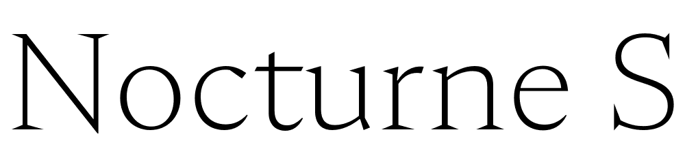 Nocturne-Serif-ExtraLight font family download free