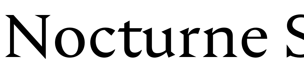 Nocturne-Serif-Regular font family download free