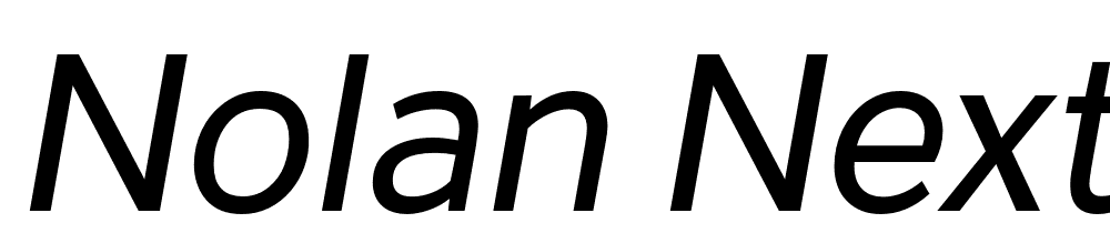 Nolan-Next-Medium-Italic font family download free