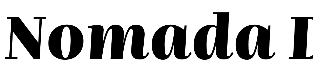 Nomada-Didone-Black-Italic font family download free