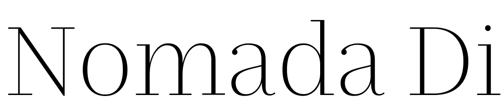 Nomada-Didone-Extrathin font family download free