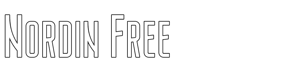 nordin-free font family download free