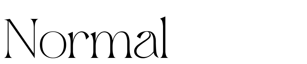 Normal font family download free