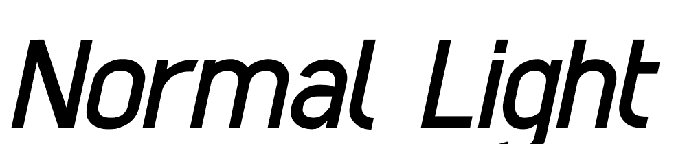 Normal-Light-Italic font family download free