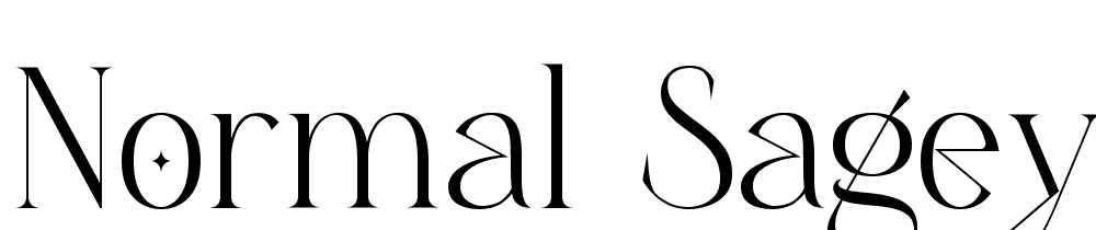 Normal-Sageyl font family download free