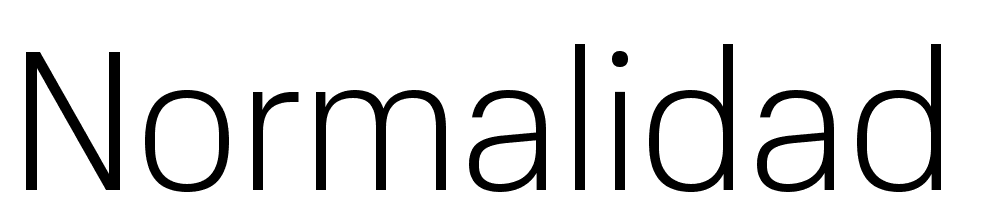 Normalidad-VF font family download free