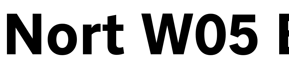 Nort-W05-Bold font family download free