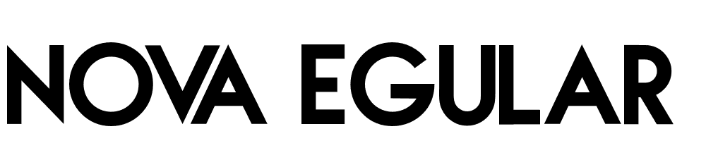 NOVA-egular font family download free