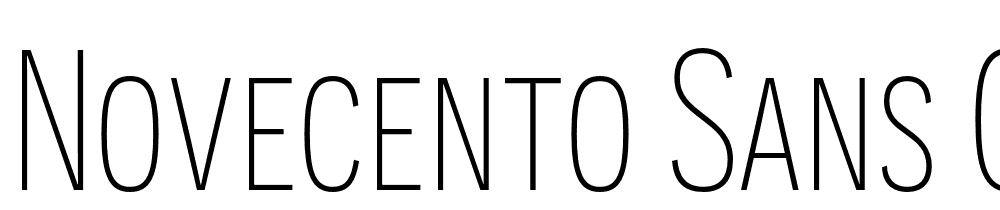 Novecento-sans-condensed-UltraLight font family download free