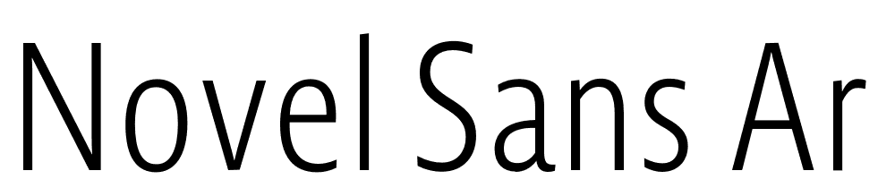 Novel-Sans-Ar-Cmp-XLight font family download free
