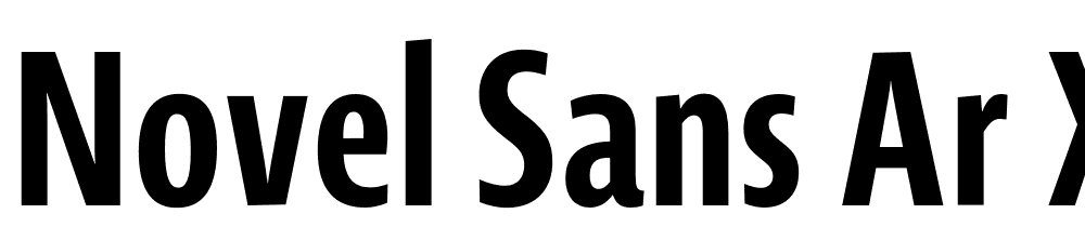 Novel-Sans-Ar-XCmp-Bold font family download free
