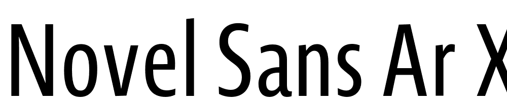 Novel-Sans-Ar-XCmp-Regular font family download free