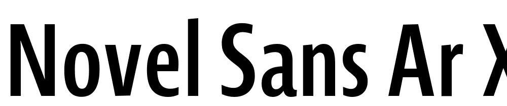 Novel-Sans-Ar-XCmp-SemiBd font family download free
