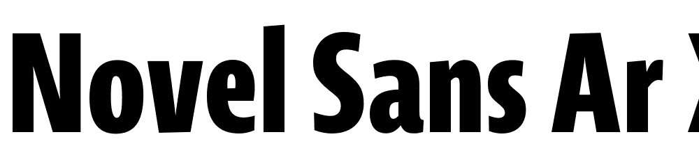 Novel-Sans-Ar-XCmp-XBold font family download free