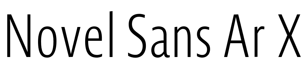 Novel-Sans-Ar-XCmp-XLight font family download free