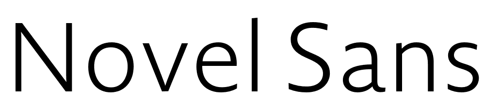 Novel-Sans-Ar-XLight font family download free