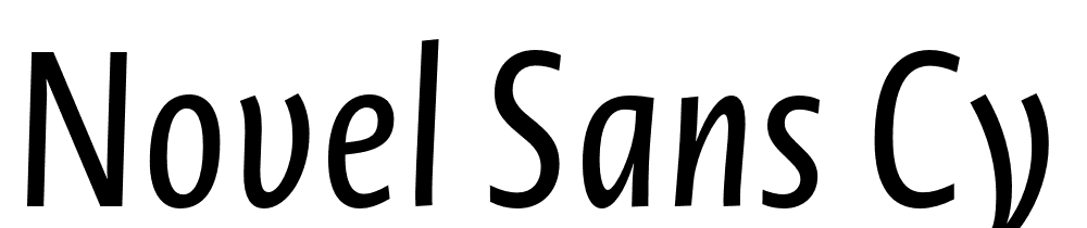Novel-Sans-Cy-Cmp-Italic font family download free
