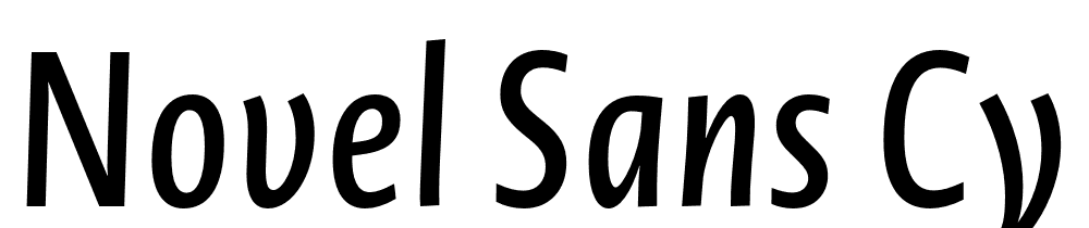 Novel-Sans-Cy-Cmp-Medium-It font family download free