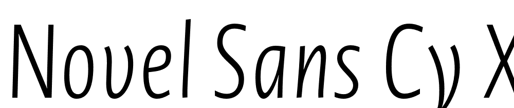 Novel-Sans-Cy-XCmp-XLight-It font family download free