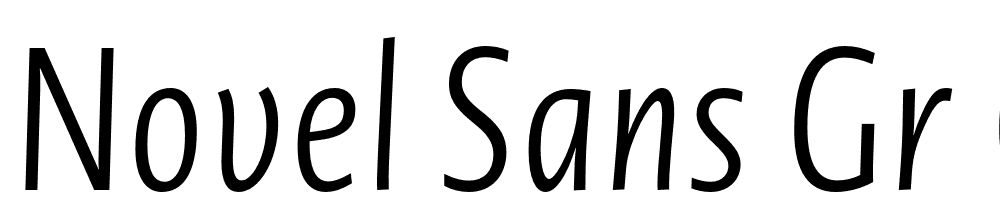 Novel-Sans-Gr-Cmp-Light-It font family download free
