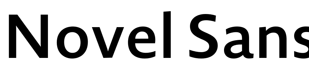 Novel-Sans-Gr-SemiBd font family download free