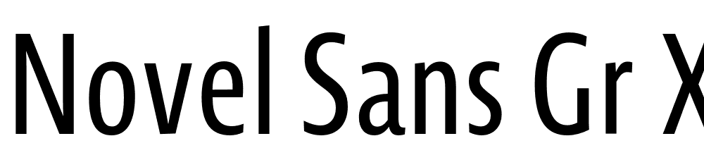 Novel-Sans-Gr-XCmp-Regular font family download free