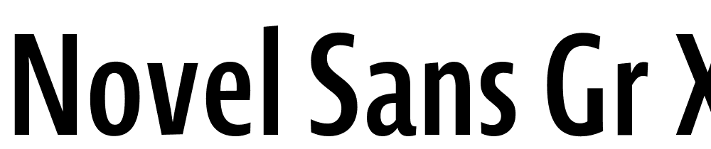 Novel-Sans-Gr-XCmp-SemiBd font family download free