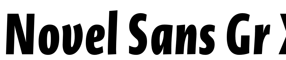 Novel-Sans-Gr-XCmp-XBold-It font family download free