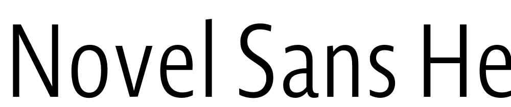 Novel-Sans-He-Cmp-Light font family download free