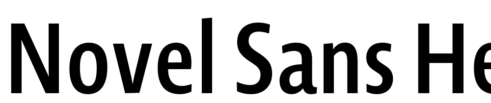 Novel-Sans-He-Cmp-SemiBd font family download free