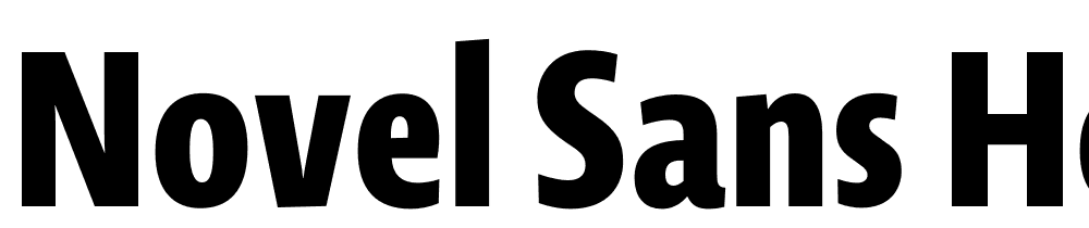 Novel-Sans-He-Cmp-XBold font family download free