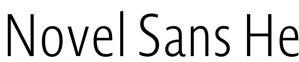 Novel-Sans-He-Cmp-XLight font family download free