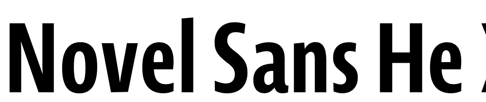Novel-Sans-He-XCmp-Bold font family download free