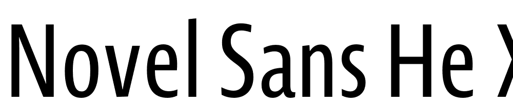 Novel-Sans-He-XCmp-Regular font family download free