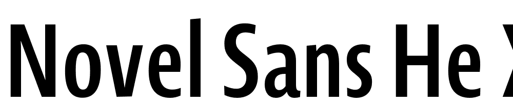 Novel-Sans-He-XCmp-SemiBd font family download free