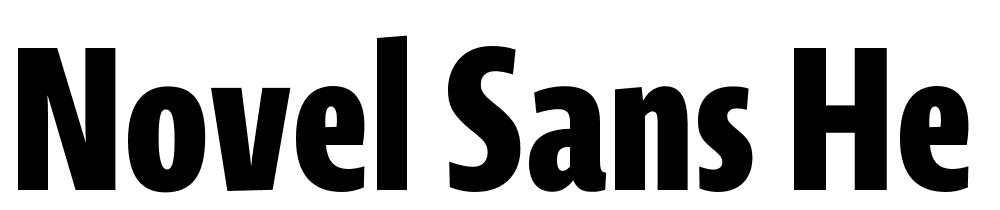 Novel-Sans-He-XCmp-XBold font family download free