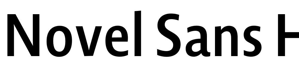 Novel-Sans-He-XCnd-SemiBd font family download free