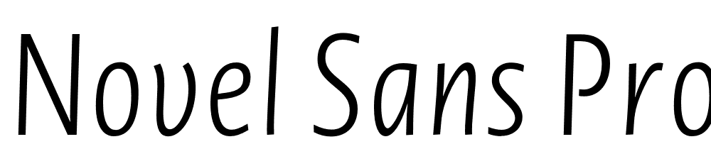 Novel-Sans-Pro-Cmp-XLight-It font family download free