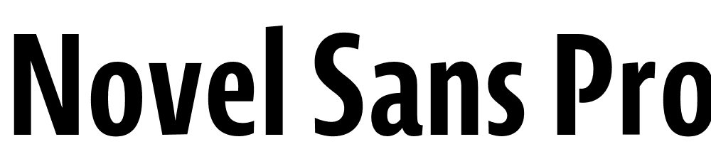 Novel-Sans-Pro-XCmp-Bold font family download free